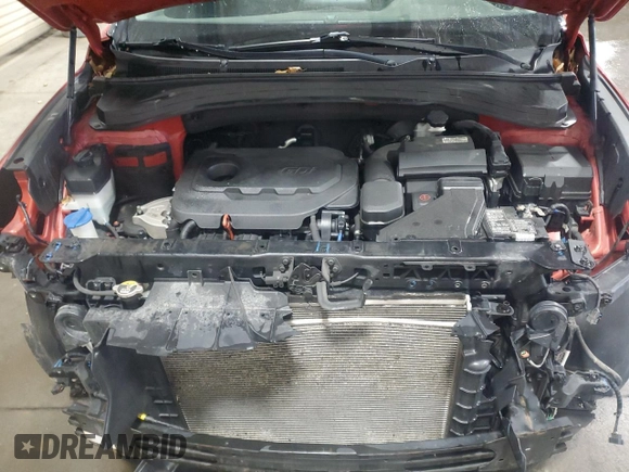 2019 Hyundai Santa Fe SE with VIN 5NMS2CAD8KH055076, listed as a Copart auction lot 52491615 with 121,494 mi miles and Salvage title. Bid and sale history available at DreamBid. Image 13.