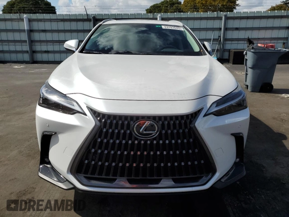 2024 Lexus NX 250 Premium with VIN 2T2GDCAZ6RC015232, listed as a Copart auction lot 43783045 with 6,722 mi miles and Salvage title. Bid and sale history available at DreamBid. Image 5.