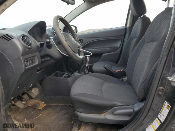 2015 Mitsubishi Mirage DE with VIN ML32A3HJ8FH000488, listed as a Copart auction lot 51011125 with 198,947 mi miles and Clean Title. Bid and sale history available at carsss.com. Image 7.