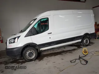 2019 Ford Transit with VIN 1FTYR2CM4KKA35599, listed as a IAAI auction lot 41595455 with 222,851 mi miles. Bid and sale history available at carsss.com. Image 2.