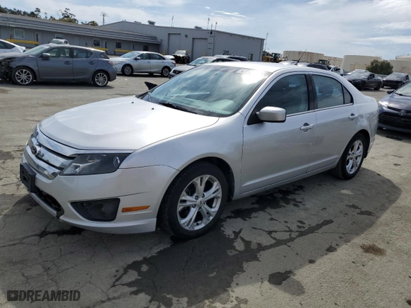2012 Ford Fusion SE with VIN 3FAHP0HA9CR401195, listed as a Copart auction lot 50267445 with 157,457 mi miles and Salvage Title. Bid and sale history available at carsss.com. Image 1.