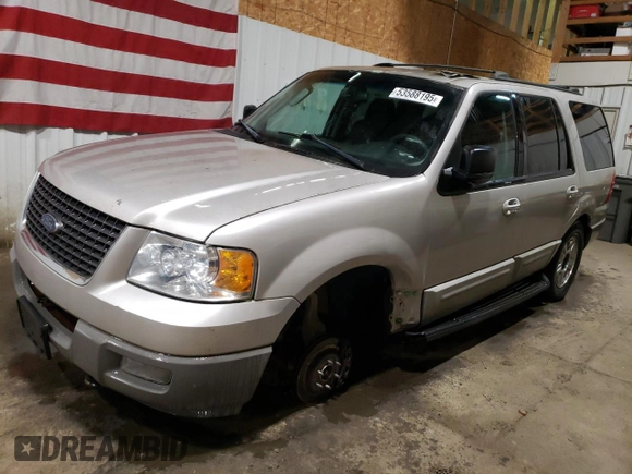 2003 Ford Expedition XLT Value with VIN 1FMPU16W33LB05943, listed as a Copart auction lot 53588195 with 249,437 mi miles and Clean Title. Bid and sale history available at carsss.com. Image 1.