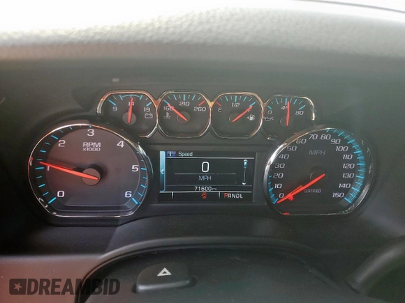 2020 Chevrolet Tahoe Commercial with VIN 1GNLCDEC8LR164117, listed as a Copart auction lot 57888765 with 71,600 mi miles and Salvage title. Bid and sale history available at DreamBid. Image 9.