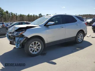 2021 Chevrolet Equinox LT z VIN 2GNAXUEV0M6160167, wystawiony jako Copart lot #54141255 z przebiegiem 66 046 mil mil oraz Szkoda całkowita • Salvage title. Historia ofert i sprzedaży dostępna na DreamBid. Obrazek 1.