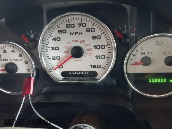 2008 Ford F-150 XLT с VIN 1FTPW14V28FB87601, выставлен на аукционе IAAI как лот 42211440 с пробегом 220 033 миль миль и . История ставок и продаж доступна на DreamBid. Изображение 7.