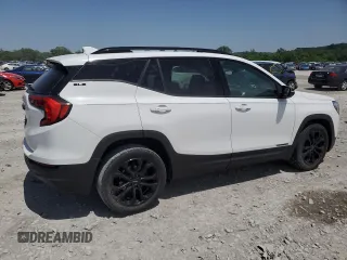 2021 GMC Terrain SLE with VIN 3GKALMEV4ML322886, listed as a Copart auction lot 56887755 with 76,846 mi miles and Salvage title. Bid and sale history available at DreamBid. Image 3.