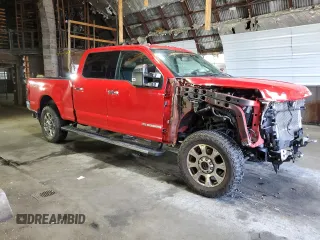2020 Ford F-350 XL with VIN 1FT8W3BT5LEE91991, listed as a Copart auction lot 59532065 with 93,217 mi miles and Salvage title. Bid and sale history available at DreamBid. Image 4.
