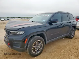 2022 Jeep Grand Cherokee Trailhawk with VIN 1C4RJHCG7N8629842, listed as a Copart auction lot 60576315 with 26,728 mi miles and Salvage title. Bid and sale history available at DreamBid. Image 1.