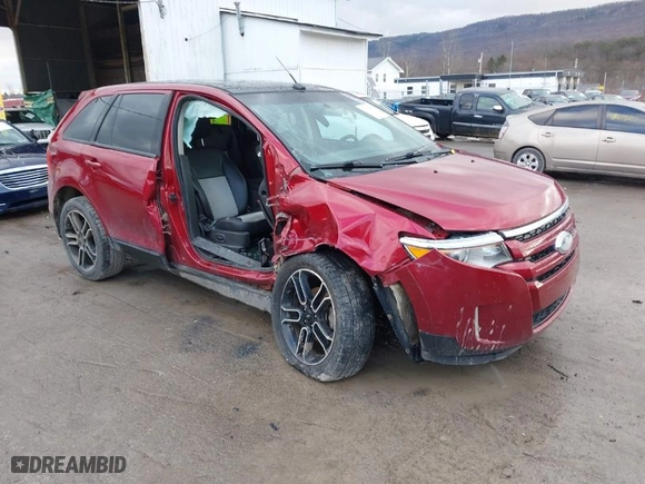2013 Ford Edge SEL with VIN 2FMDK4JC7DBC80818, listed as a IAAI auction lot 41674183 with 198,407 mi miles. Bid and sale history available at carsss.com. Image 1.