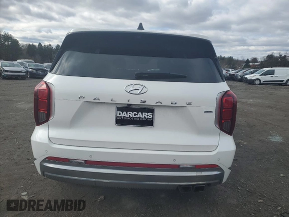 2023 Hyundai Palisade Limited z VIN KM8R5DGE7PU533771, wystawiony jako Copart lot #46678495 z przebiegiem 58 635 mil mil oraz Szkoda całkowita • Salvage title. Historia ofert i sprzedaży dostępna na DreamBid. Obrazek 6.
