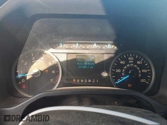 2015 Ford F-150 XL with VIN 1FTEW1CF5FKD83182, listed as a Copart auction lot 64129995 with 271,481 mi miles and Clean title. Bid and sale history available at DreamBid. Image 9.