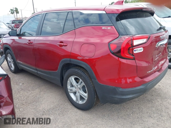 2024 GMC Terrain SLE with VIN 3GKALMEG1RL223094, listed as a IAAI auction lot 42108948 with 21,619 mi miles and . Bid and sale history available at DreamBid. Image 3.