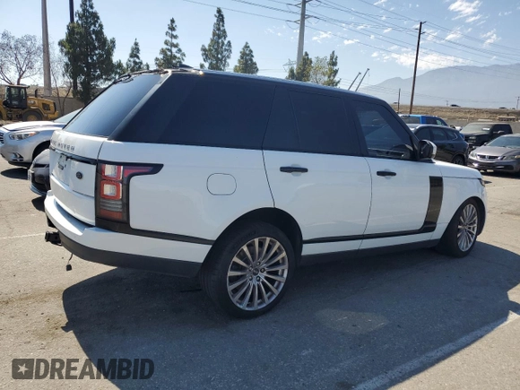 2017 Land Rover Range Rover z VIN SALGR2FVXHA377114, wystawiony jako Copart lot #63293205 z przebiegiem 69 846 mil mil oraz Czysty tytuł • Clean title. Historia ofert i sprzedaży dostępna na DreamBid. Obrazek 3.