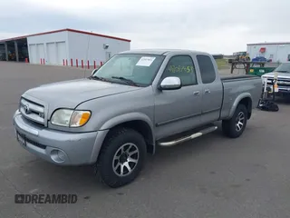 2003 Toyota Tundra SR5 with VIN 5TBBT44113S367249, listed as a IAAI auction lot 42097853 with 228,379 mi miles and . Bid and sale history available at carsss.com. Image 2.