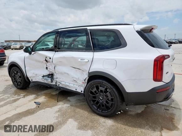 2022 Kia Telluride SX with VIN 5XYP5DHC2NG196482, listed as a Copart auction lot 59324935 with 17,850 mi miles and Clean title. Bid and sale history available at DreamBid. Image 2.