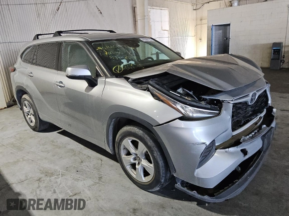 2020 Toyota Highlander L z VIN 5TDCZRAH9LS017585, wystawiony jako Copart lot #46586135 z przebiegiem Nie podano mil oraz Czysty tytuł • Clean title. Historia ofert i sprzedaży dostępna na DreamBid. Obrazek 4.