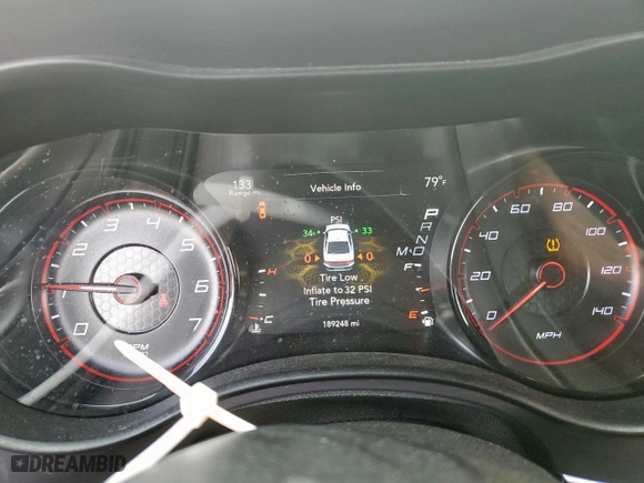 2018 Dodge Charger SXT Plus with VIN 2C3CDXHG0JH210143, listed as a Copart auction lot 48135765 with 189,248 mi miles and Salvage Title. Bid and sale history available at carsss.com. Image 9.