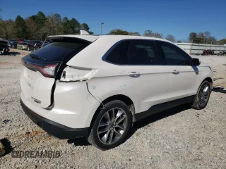 2017 Ford Edge Titanium with VIN 2FMPK4K88HBC47677, listed as a Copart auction lot 50040085 with 37,522 mi miles and Salvage Title. Bid and sale history available at carsss.com. Image 3.