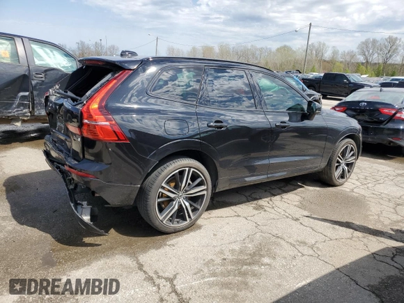 2021 Volvo XC60 R-Design z VIN YV4A22RM9M1887255, wystawiony jako Copart lot #49190384 z przebiegiem 38 905 mil mil oraz Szkoda całkowita • Salvage title. Historia ofert i sprzedaży dostępna na DreamBid. Obrazek 3.