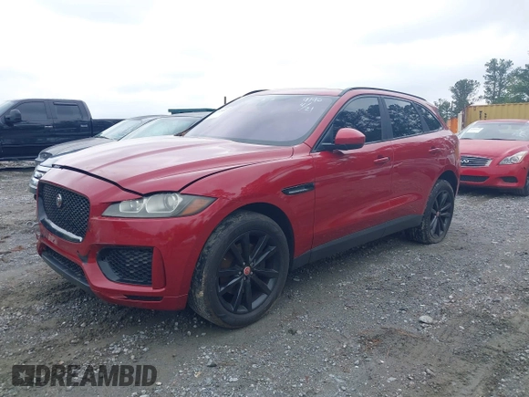 2018 Jaguar F-Pace 30t Premium with VIN SADCJ2GX8JA329196, listed as a IAAI auction lot 42202482 with 80,132 mi miles and . Bid and sale history available at DreamBid. Image 2.