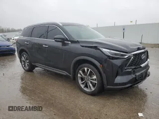 2023 Infiniti QX60 Luxe z VIN 5N1DL1FS9PC356071, wystawiony jako Copart lot #51439755 z przebiegiem 31 184 mil mil oraz Szkoda całkowita • Salvage title. Historia ofert i sprzedaży dostępna na DreamBid. Obrazek 4.