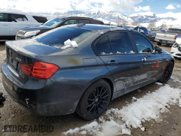2014 BMW 3 Series 328i with VIN WBA3C1C56EK107483, listed as a Copart auction lot 47889065 with 0 mi miles and Salvage Title. Bid and sale history available at carsss.com. Image 3.