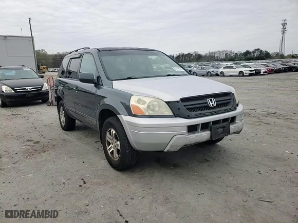 2005 Honda Pilot EX with VIN 5FNYF18465B038310, listed as a Copart auction lot 51116105 with 214,662 mi miles and Salvage Title. Bid and sale history available at carsss.com. Image 11.