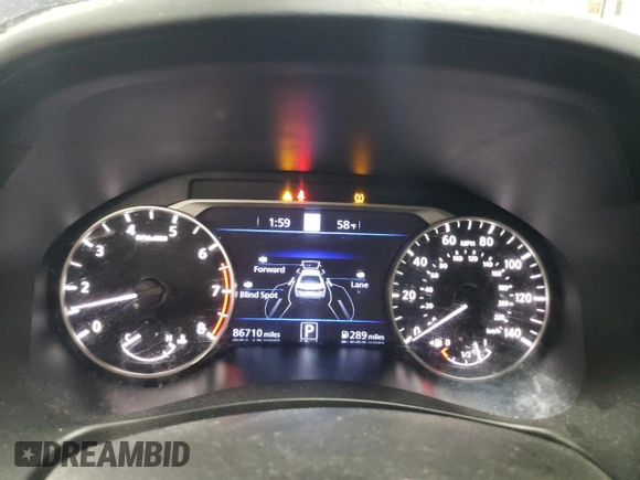 2020 Nissan Altima 2.5 SL with VIN 1N4BL4EV2LC138692, listed as a Copart auction lot 48666705 with 86,710 mi miles and Salvage Title. Bid and sale history available at carsss.com. Image 9.