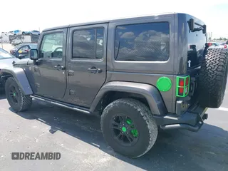2017 Jeep Wrangler Unlimited Sahara with VIN 1C4BJWEG2HL612421, listed as a IAAI auction lot 42355409 with 81,708 mi miles and . Bid and sale history available at DreamBid. Image 3.
