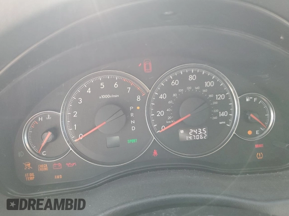2009 Subaru Outback Special Edition с VIN 4S4BP61C297316256, выставлен на аукционе Copart как лот 58756735 с пробегом 157 062 миль миль и Списание • Salvage title. История ставок и продаж доступна на DreamBid. Изображение 9.