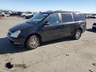 2012 Kia Sedona LX with VIN KNDMG4C79C6476519, listed as a Copart auction lot 67758564 with 173,308 mi miles and Salvage Title. Bid and sale history available at carsss.com. Image 1.