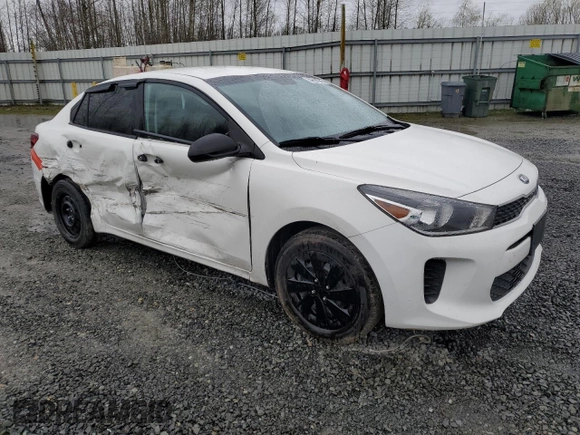 2018 Kia Rio LX with VIN 3KPA24AB9JE069400, listed as a Copart auction lot 50693945 with 91,679 mi miles and Salvage Title. Bid and sale history available at carsss.com. Image 4.