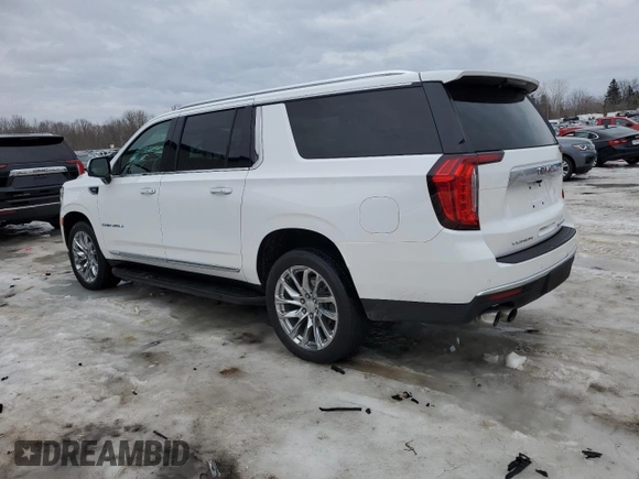 2022 GMC Yukon XL Denali with VIN 1GKS2JKL8NR208795, listed as a Copart auction lot 48006895 with 58,706 mi miles and Salvage Title. Bid and sale history available at carsss.com. Image 2.
