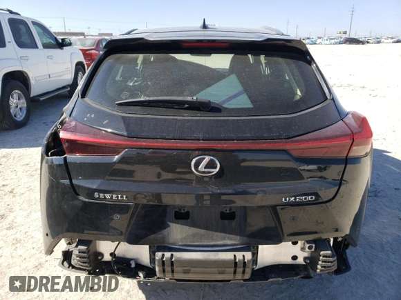 2021 Lexus UX 200 with VIN JTHP3JBH3M2036563, listed as a Copart auction lot 89325065 with 65,253 mi miles and Salvage title. Bid and sale history available at DreamBid. Image 6.