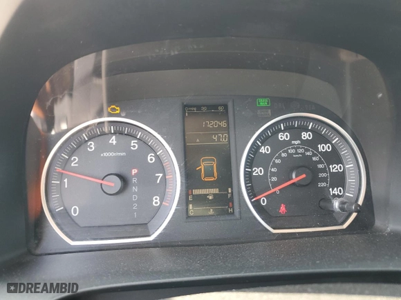 2008 Honda CR-V LX with VIN JHLRE38398C051681, listed as a Copart auction lot 54182375 with 172,046 mi miles and Salvage Title. Bid and sale history available at carsss.com. Image 9.