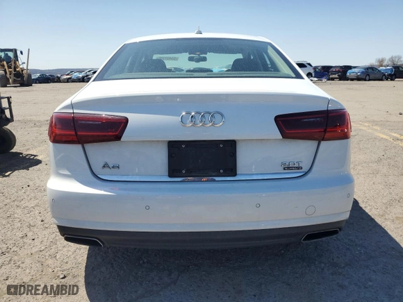 2016 Audi A6 2.0T Premium Plus with VIN WAUGFAFC7GN078063, listed as a Copart auction lot 53437395 with 91,875 mi miles and Salvage Title. Bid and sale history available at carsss.com. Image 6.