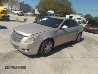 2008 Cadillac CTS RWD w/1SB with VIN 1G6DR57V280215349, listed as a IAAI auction lot 41363001 with 163,868 mi miles. Bid and sale history available at carsss.com. Image 2.