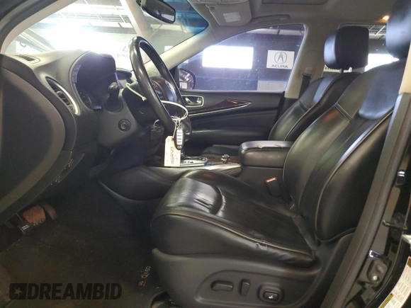 2015 Infiniti QX60 with VIN 5N1AL0MM9FC510276, listed as a Copart auction lot 54697855 with 157,653 mi miles and Salvage Title. Bid and sale history available at DreamBid. Image 7.