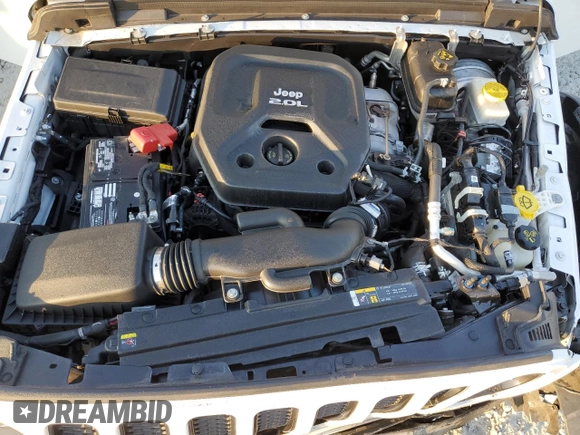 2020 Jeep Wrangler Unlimited Sport Altitude with VIN 1C4HJXDN5LW316624, listed as a Copart auction lot 75892504 with 87,273 mi miles and Salvage title. Bid and sale history available at DreamBid. Image 13.