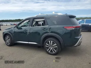 2022 Nissan Pathfinder Platinum with VIN 5N1DR3DK5NC262389, listed as a Copart auction lot 64742985 with 39,985 mi miles and Salvage title. Bid and sale history available at DreamBid. Image 2.