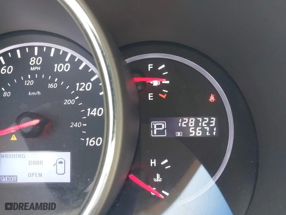 2012 Nissan Murano S with VIN JN8AZ1MU7CW116198, listed as a IAAI auction lot 41823282 with 128,723 mi miles. Bid and sale history available at carsss.com. Image 7.