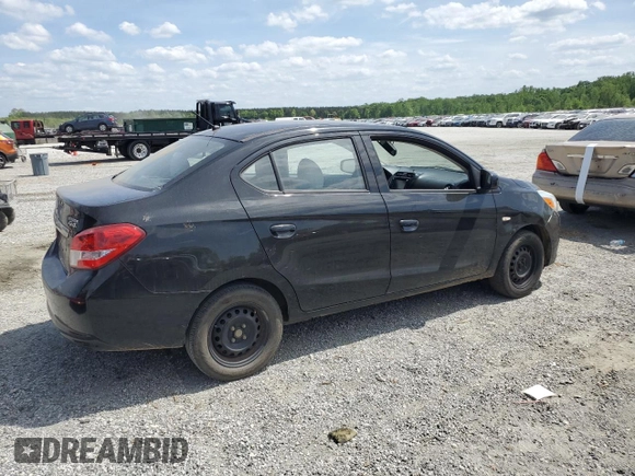 2017 Mitsubishi Mirage ES with VIN ML32F3FJ3HHF05462, listed as a Copart auction lot 53980475 with 116,548 mi miles and Salvage title. Bid and sale history available at DreamBid. Image 3.