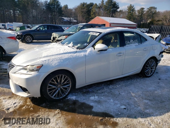2014 Lexus IS 250 z VIN JTHCF1D21E5007013, wystawiony jako Copart lot #42354785 z przebiegiem 96 179 mil mil oraz Szkoda całkowita • Salvage title. Historia ofert i sprzedaży dostępna na DreamBid. Obrazek 1.