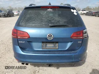 2017 Volkswagen Golf SportWagen S with VIN 3VWA17AU4HM502818, listed as a Copart auction lot 48975945 with 85,811 mi miles and Salvage Title. Bid and sale history available at carsss.com. Image 6.