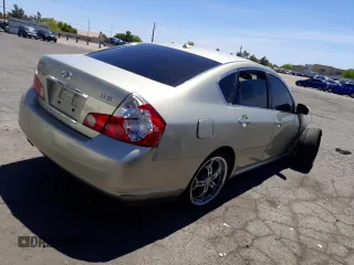 2006 Infiniti M45 with VIN JNKBY01E96M203593, listed as a Copart auction lot 53349164 with 163,646 mi miles and Salvage Title. Bid and sale history available at carsss.com. Image 3.