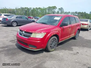 2012 Dodge Journey SE with VIN 3C4PDCAB0CT332841, listed as a IAAI auction lot 41961906 with 206,661 mi miles. Bid and sale history available at carsss.com. Image 2.
