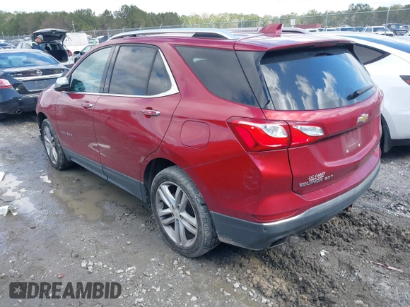 2019 Chevrolet Equinox Premier with VIN 2GNAXYEX2K6276346, listed as a IAAI auction lot 41627909 with 118,134 mi miles. Bid and sale history available at carsss.com. Image 3.