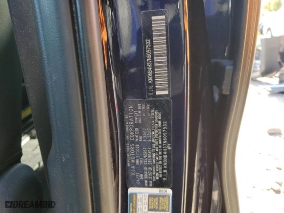 2022 Kia Carnival LXS with VIN KNDNB4H37N6097532, listed as a Copart auction lot 74946394 with 60,188 mi miles and Salvage Title. Bid and sale history available at carsss.com. Image 16.