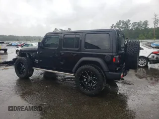 2021 Jeep Wrangler Unlimited Sport Altitude with VIN 1C4HJXDN5MW525525, listed as a Copart auction lot 55897605 with 54,554 mi miles and Salvage title. Bid and sale history available at DreamBid. Image 2.