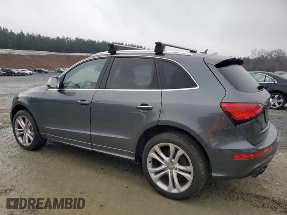 2015 Audi SQ5 Prestige z VIN WA1VGAFP7FA052184, wystawiony jako Copart lot #41655245 z przebiegiem 76 068 mil mil oraz Szkoda całkowita • Salvage title. Historia ofert i sprzedaży dostępna na DreamBid. Obrazek 2.